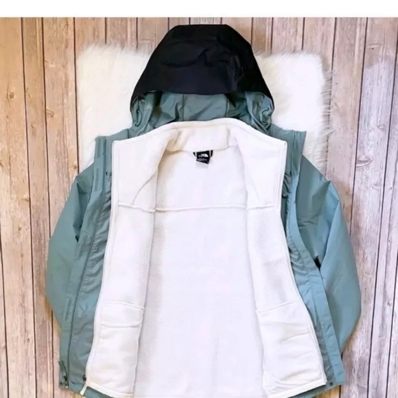 Brand New W Tags North Face Gemma Fleece Triclimate Jacket Wmn's L Trellis Green - Picture 5 of 10